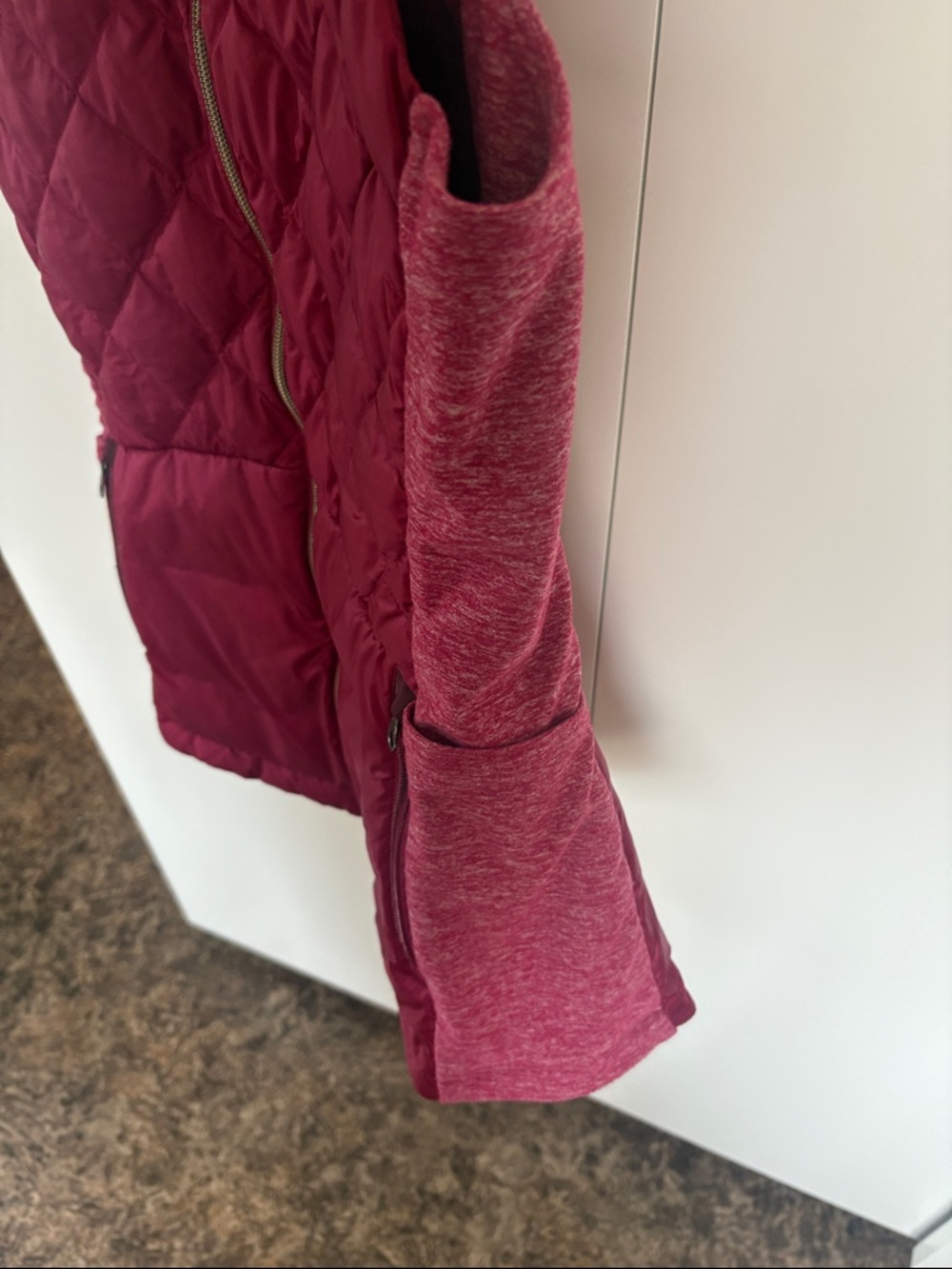 Lululemon Down For A Run Vest in the color Berry Rumble 6 - Picture 10 of 13